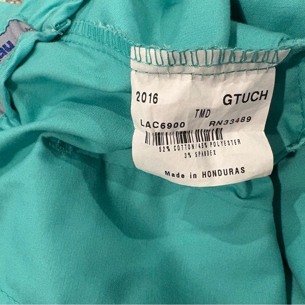 Teal Women's Pants Uniform Scrub Bottom Pants - Picture 9 of 11